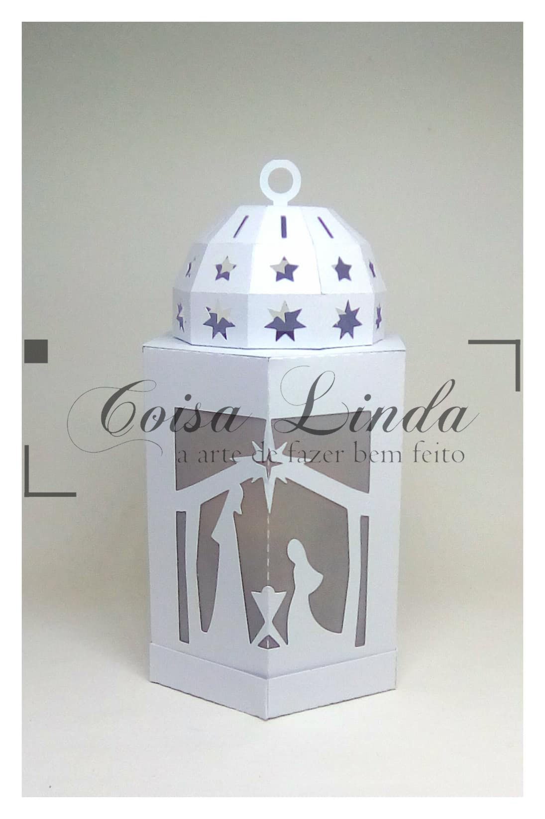 Luminaria-Natalina-Porta-Mini-Panetone Luminaria Natalina Porta Mini Panetone - Imagem 1