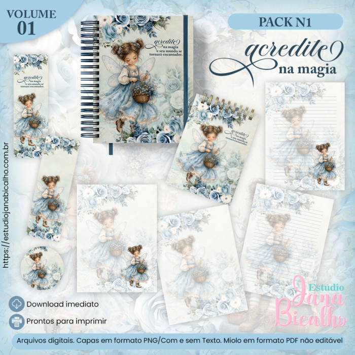 Pack-Acredite-na-Magia-N1 Pack ENCADERNAÇÃO Acredite Na Magia N1 - Imagem 1