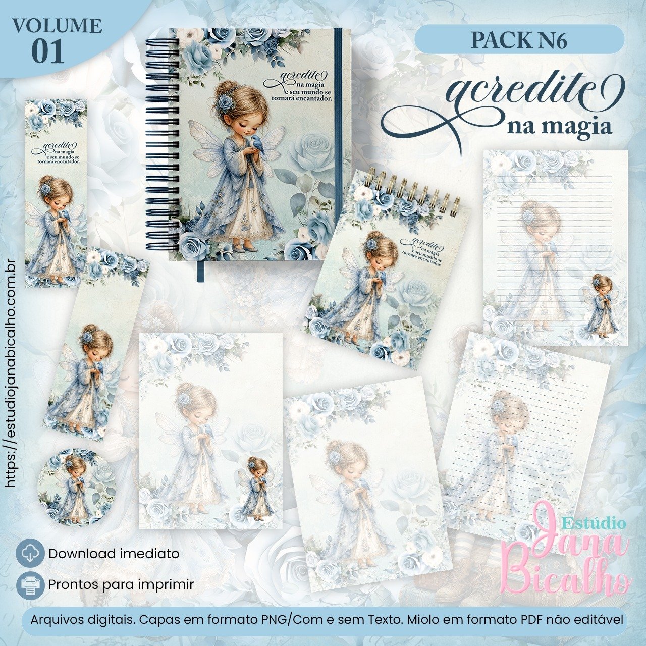 Pack-Acredite-na-Magia-N6 Pack ENCADERNAÇÃO Acredite Na Magia N6 - Imagem 1