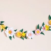 Paper Flower Garland