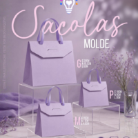Sacola com Tampa Arquivo de Corte