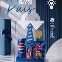 Sacola Dia dos Pais Azul