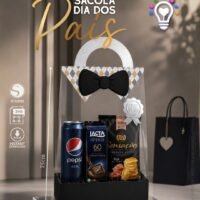 Sacola Dia dos Pais Preta