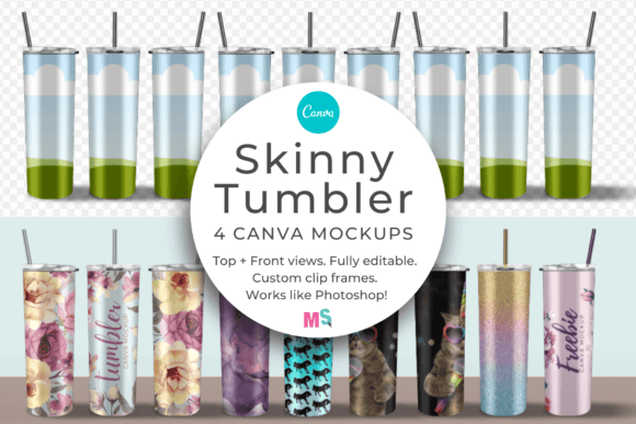 Skinny-Tumbler-Mockup-for-Canva-68968343 Skinny Tumbler Mockup For Canva - Imagem 1