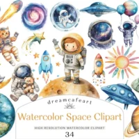 Space Clipart Bundle