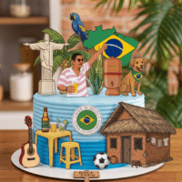 Topo de Bolo Brasilidades 01
