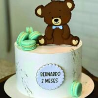 Topo de Bolo Ursinho Sentado Bernardo