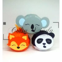 Trio 1 de Caixa Bola Animais