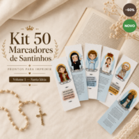 Kit 50 Marcadores Santinhos Santa Ideia Volume 01 Wumqtw