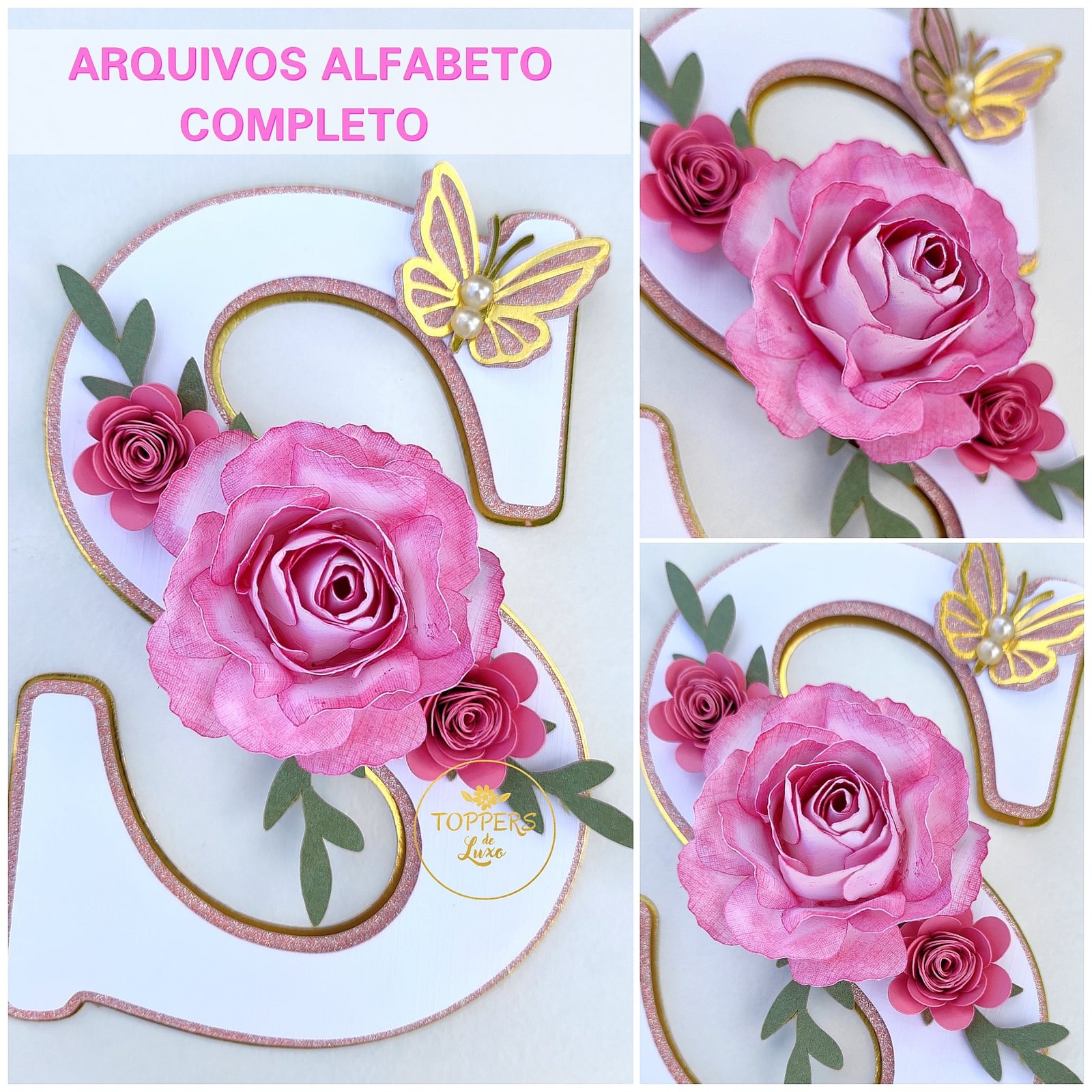 topo-de-bolo-alfabeto-rosas Topo de Bolo Alfabeto Rosas - Imagem 1