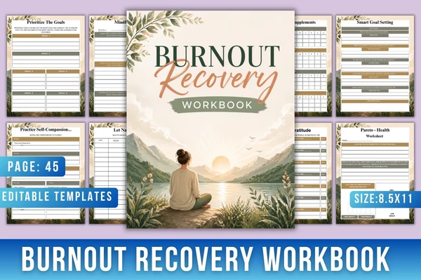 00119_Burnout-Recovery-Workbook Burnout Recovery Workbook - Imagem 1