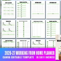 Working From Home Planner