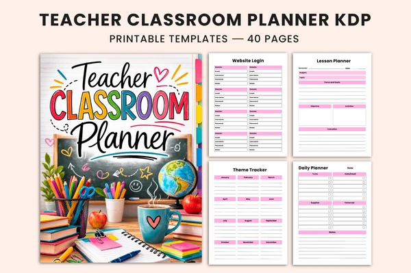 00696_Teacher-Classroom-Planner Teacher Classroom Planner - Imagem 1