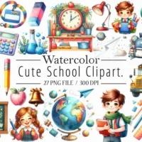 School Clipart Bundle