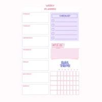 Weekly Planner2 Bundle／file