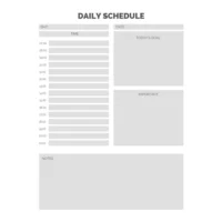 Daily Schedule Bundle／file