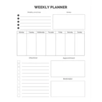 Weekly Planner 02 Bundle／file