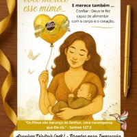 Artes Cartões para Mimo + Painel “você Merece …”