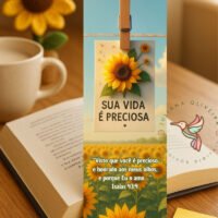 Artes Marcadores de Página para Setembro Amarelo