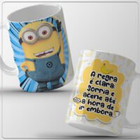 Artes para Caneca Minions Azul