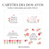 Arte Cartões Avó Dia dos avós