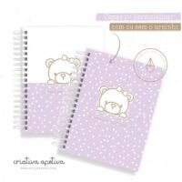 Acompanhamento Urso Baby Lilas