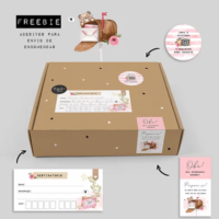 Adesivos para Mimos Encomendas Clientes