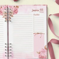 Arquivo Agenda 1 Dia Por Página Coleção Mulher Virtuosa