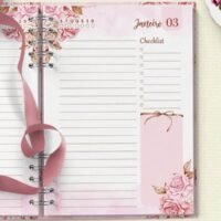 Arquivo Agenda Permanente 1 Dia Por Página Coleção Mulher Virtuosa