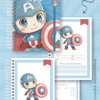 Arquivo Caderneta de Vacinas 5 Capitão America