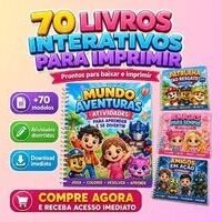 Pack de 70 Livros Interativos para Imprimir