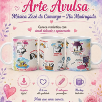 Arte caneca Avulsa Zeze de Camargo