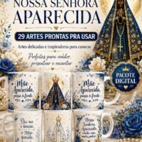 Nossa Senhora Artes para Canecas Aparecida