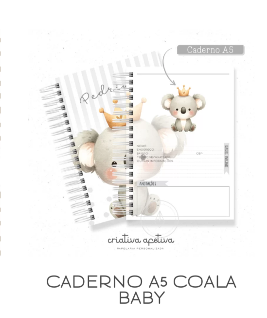 CADERNO-COALA Caderno Coala - Imagem 1