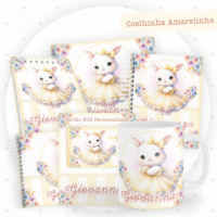 Coelhinha Amarelinha Pack Baby Caderneta + Mesversário + Memórias + Cartão Sus