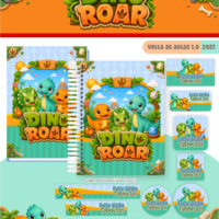 Combo Big Escolar 1 0 Dino Roar