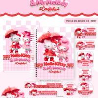 Combo Big Escolar 1 0 Hello Kitty & My Melody