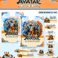 Volta às Aulas Combo Encadernação Avatar