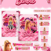 Volta às Aulas Combo Encadernação Barbie