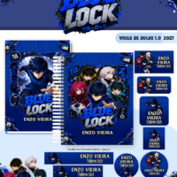 Volta às Aulas Combo Encadernação Blue Lock