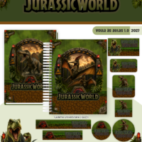 Volta às Aulas Combo Encadernação Jurassic World