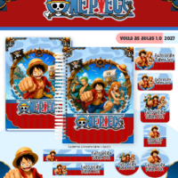 Volta às Aulas Combo Encadernação One Piece