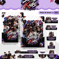 Volta às Aulas Combo Encadernação Stray Kids