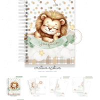 Caderno Leaozinho Verde