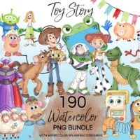 Clipart em Aquarela de Toy Story