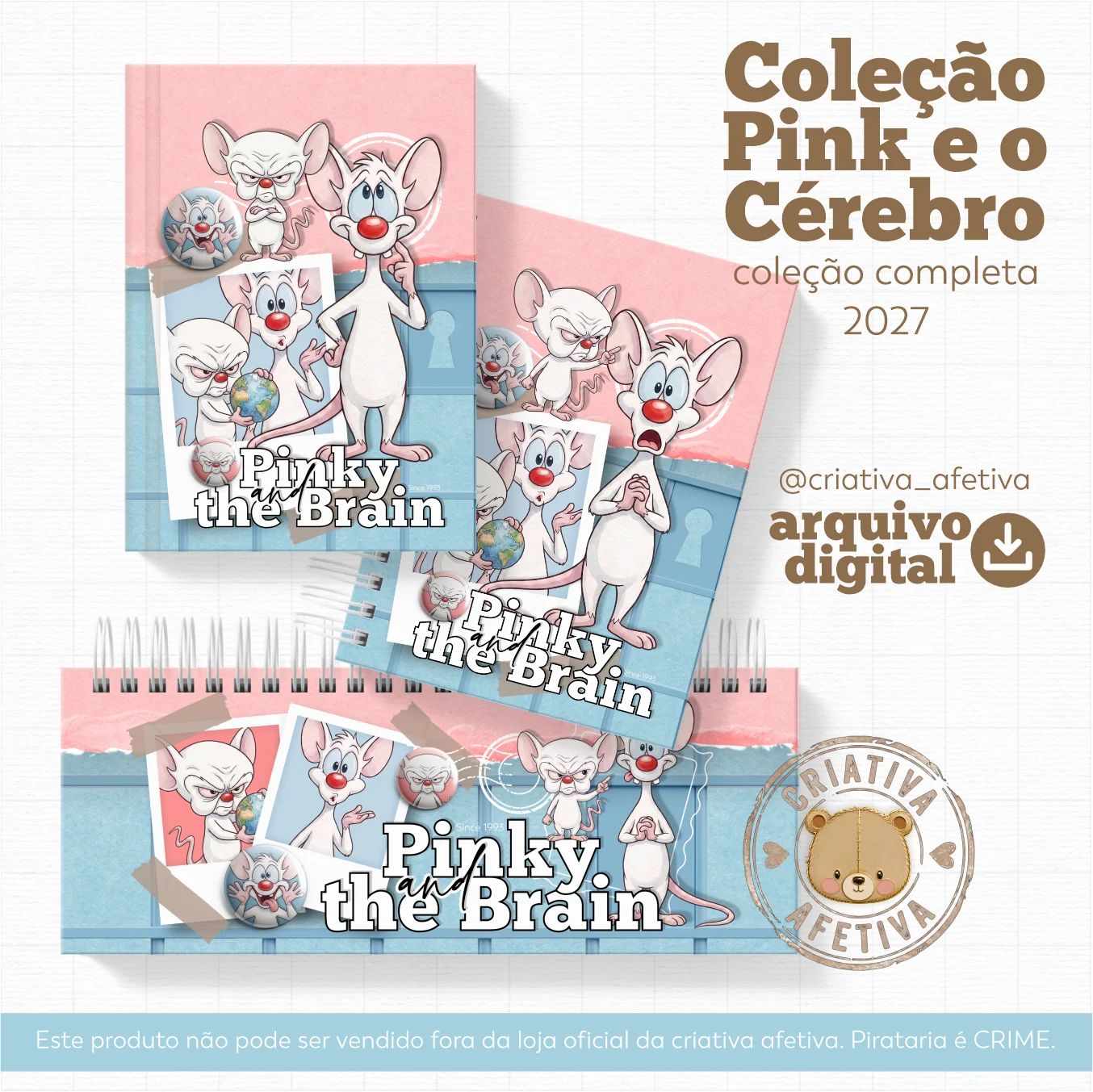 Colecao-Completa-Pink-e-o-Cerebro Coleção Completa Pink e O Cérebro - Imagem 1