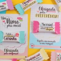 Coleção Embalagens Mimos Encomendas Clientes