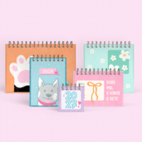 Coleção Funny Colors Calendário Pandarteiro