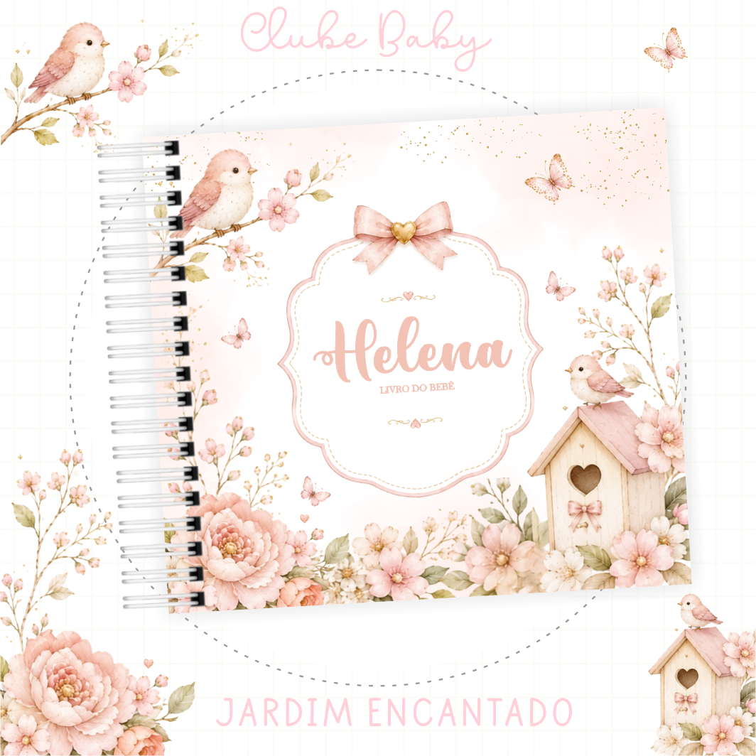 Combo-livro-do-bebe-e-Caderneta-de-saude-13-JARDIM-ENCANTADO-1 Combo Livro do Bebe e Caderneta de Saude 13 Jardim Encantado - Imagem 1