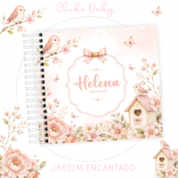 Combo Livro do Bebe e Caderneta de Saude 13 Jardim Encantado